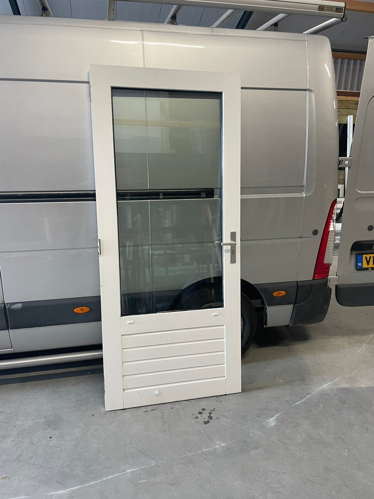 Hardhouten buitendeur 925*2115, Tuin en Terras, Ophalen, Zo goed als nieuw, H, H