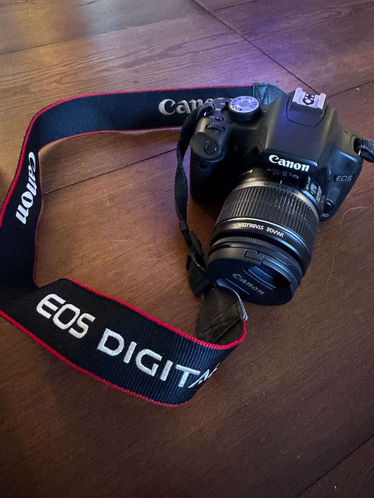 Canon EOS 1100D Spiegelreflexcamera met accessoires, Gebruikt, Spiegelreflex, Canon, Beeldstabilisatie