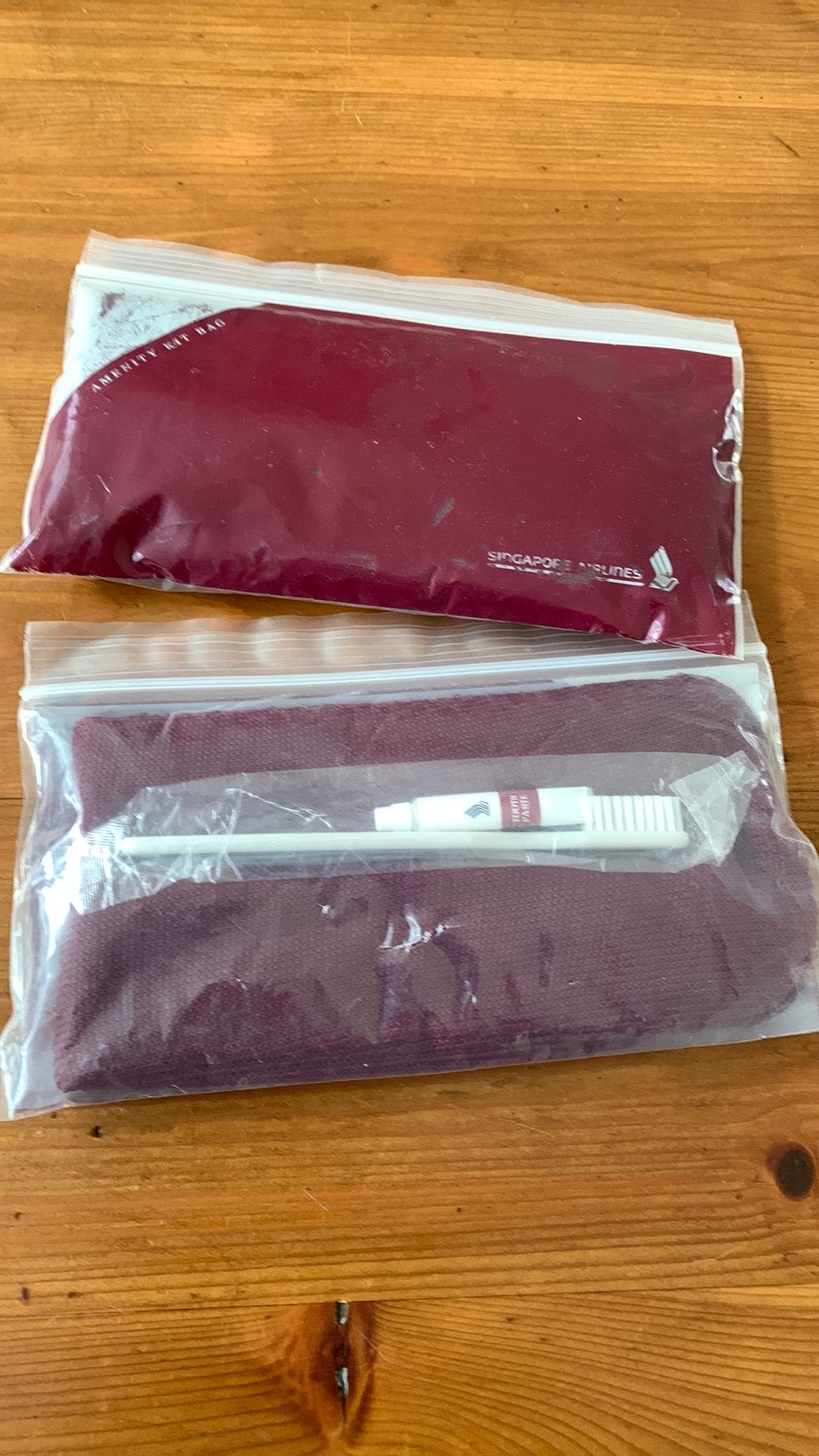 Singapore airlines amenity kit bag, Verzamelen, Ophalen of Verzenden, Nieuw, Overige typen