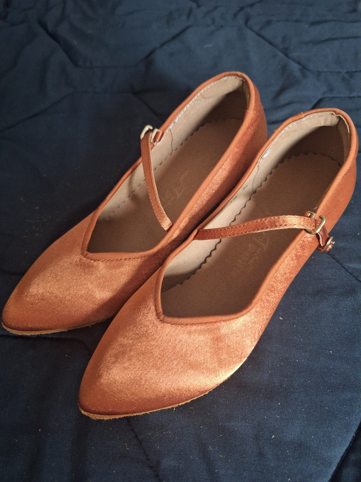 Elegante Ballroom Dansschoenen Maat 39, Ophalen of Verzenden, Zo goed als nieuw, Oranje, Dansschoenen