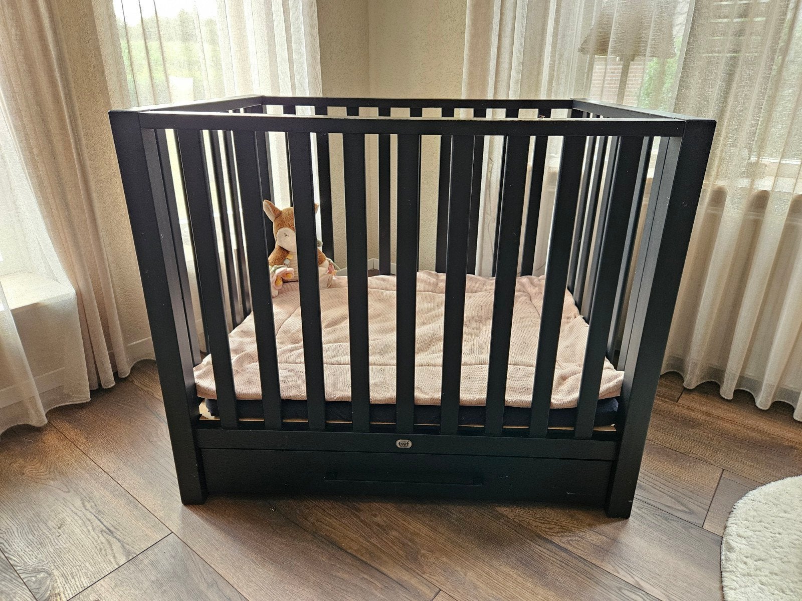 TWF Box Luna met Lade Zwart, Kinderen en Baby's, Boxen, Ophalen, Gebruikt, Lade