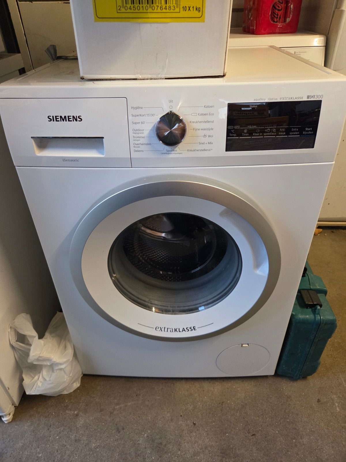 Wasmachine nu lagere prijs, Witgoed en Apparatuur, Ophalen, 1200 tot 1600 toeren, Gebruikt, Wolwasprogramma