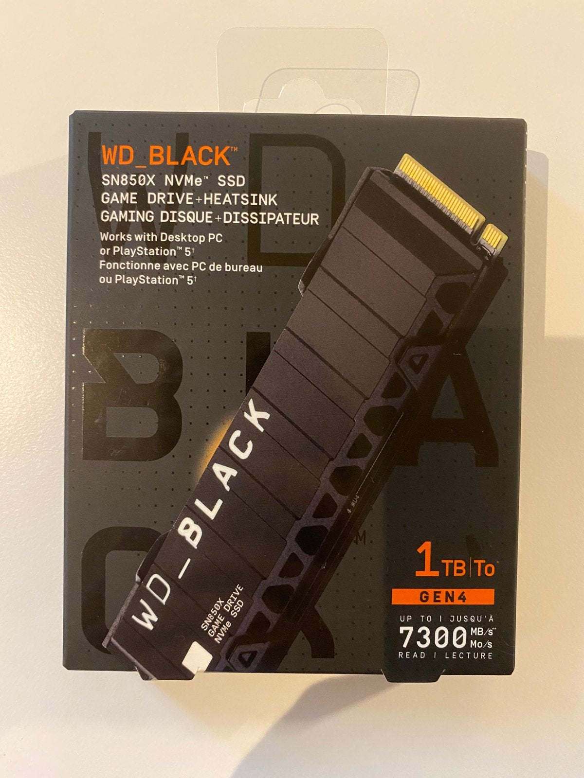 Ps5 WD_Black game drive + heatsink 1TB, Computers en Software, Harde schijven, Ophalen, Intern, Western Digital, SSD