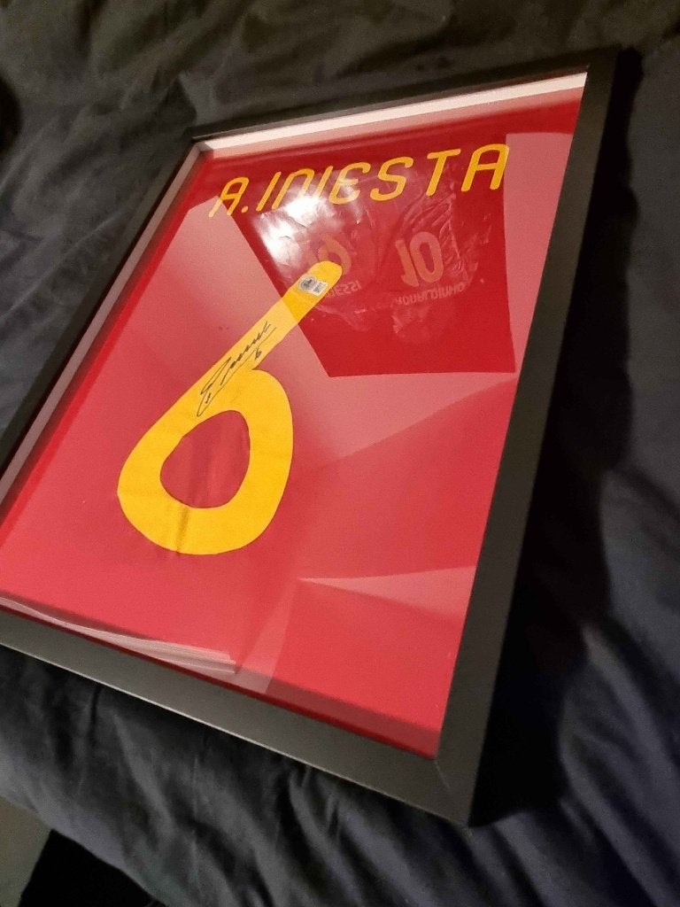 Gesigneerd Shirt Iniesta Spanje BECKETT WITNSSED COA, Ophalen, Nieuw, Buitenlandse clubs, Shirt