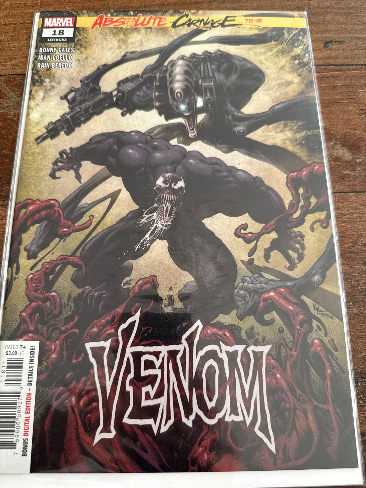 Venom #18 Absolute Carnage Tie-In Marvel Comic, Boeken, Strips | Comics, Eén comic, Ophalen of Verzenden, Nieuw, Amerika