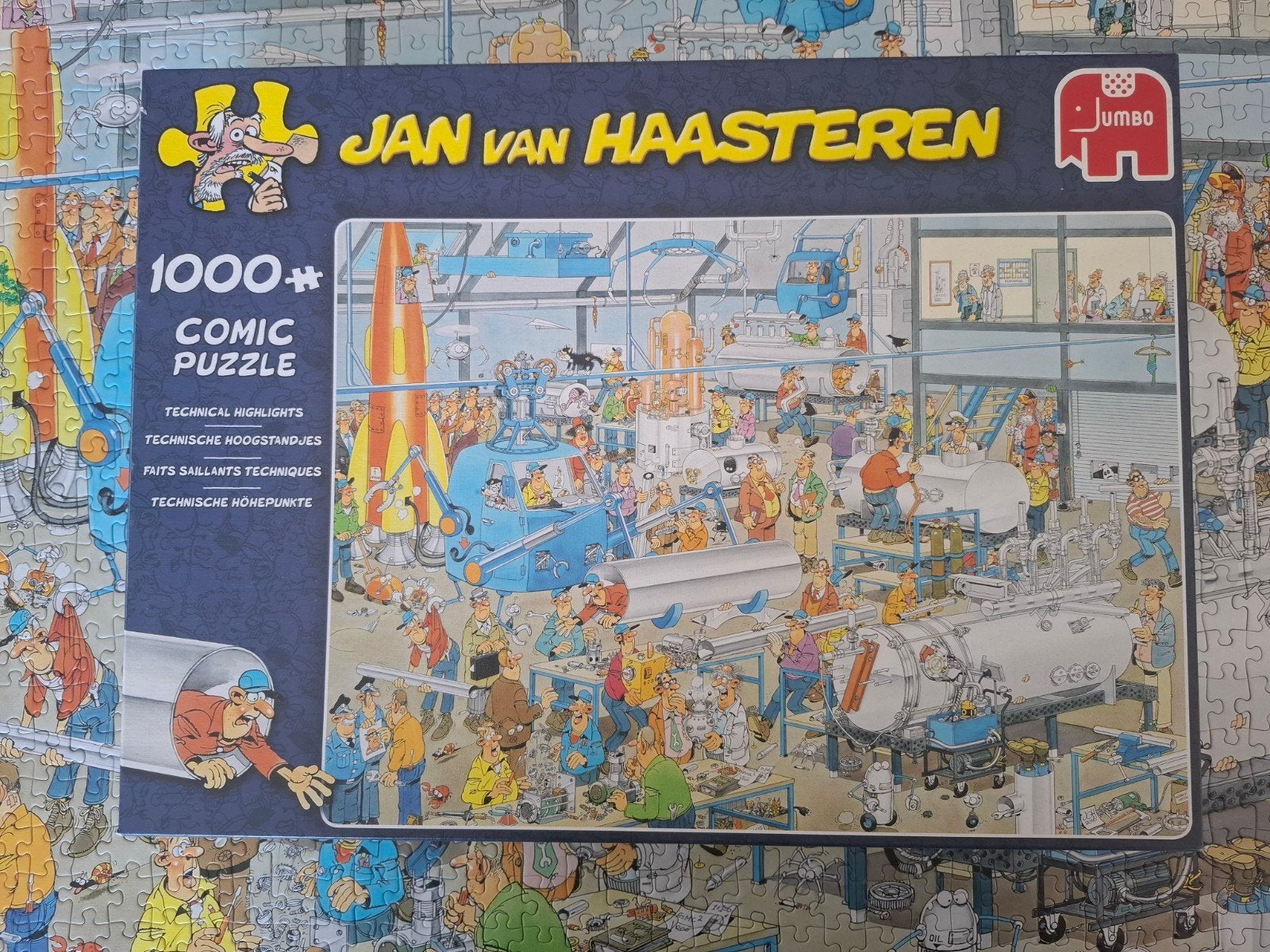 jan van haasteren technische hoogstandjes puzzel, Ophalen, 500 t/m 1500 stukjes