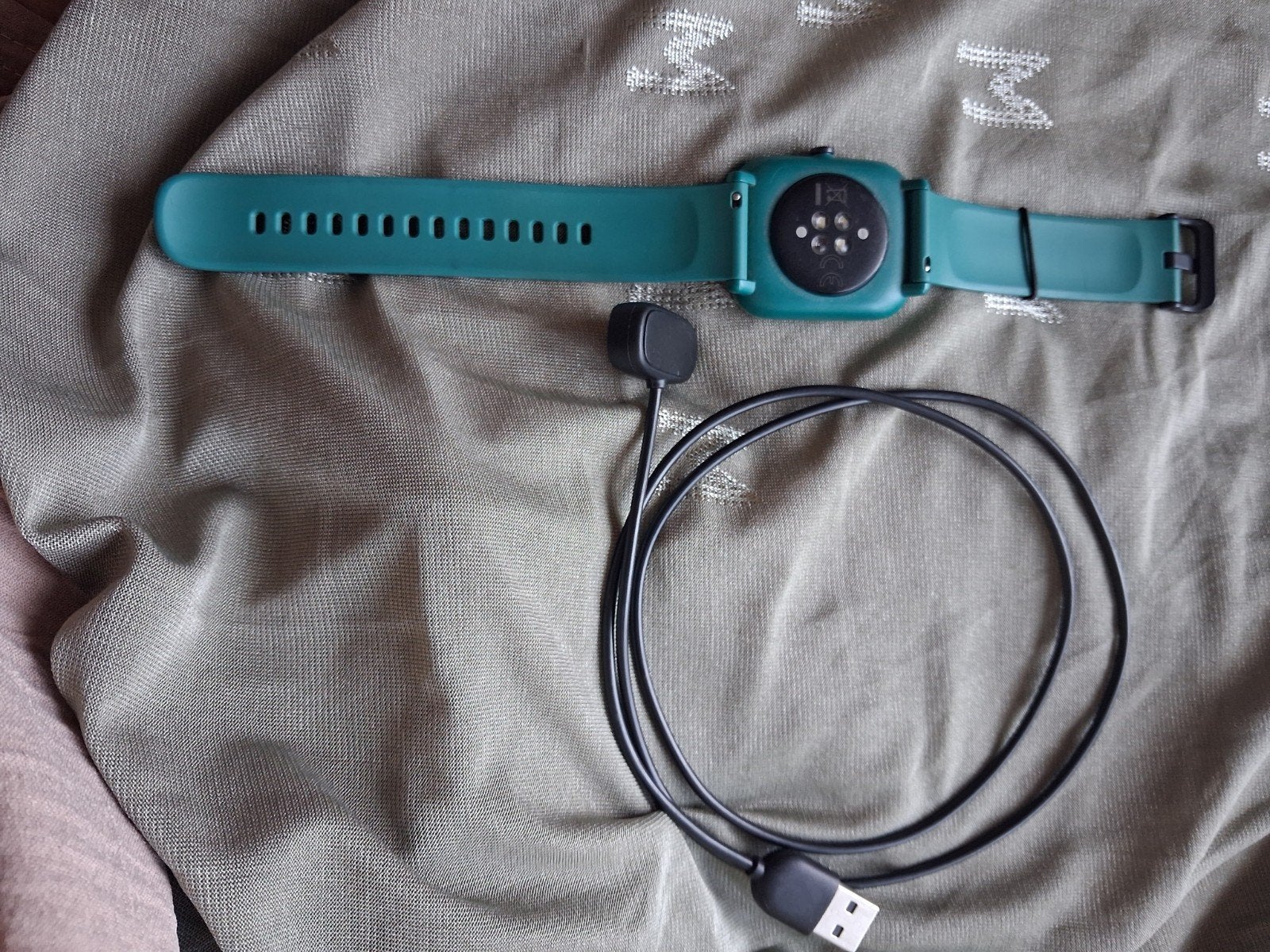 Amazfit Bip U Pro Smartwatch Groen met Oplader, Ophalen, Amazfit, GPS, Zo goed als nieuw