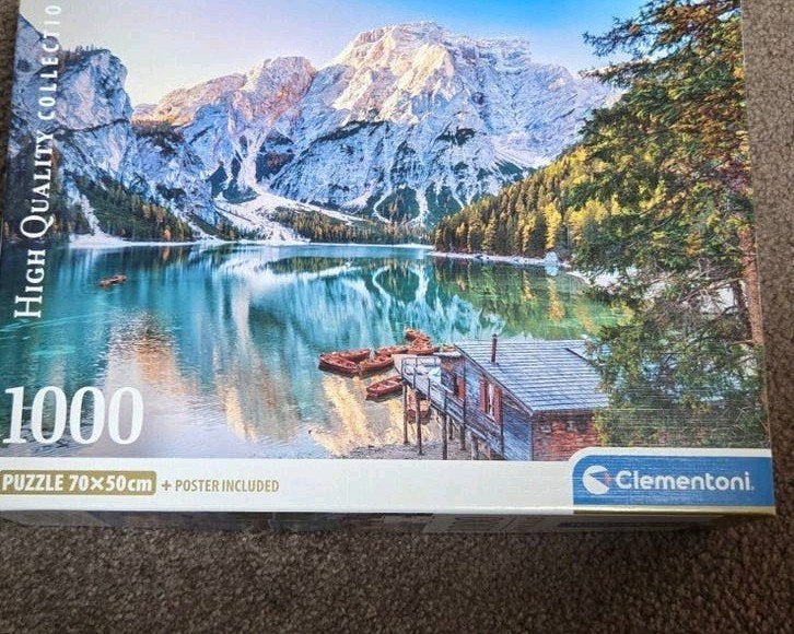 Clementoni Legpuzzel 1000 stukjes - Dolomieten Meer, Ophalen of Verzenden, 500 t/m 1500 stukjes, Zo goed als nieuw