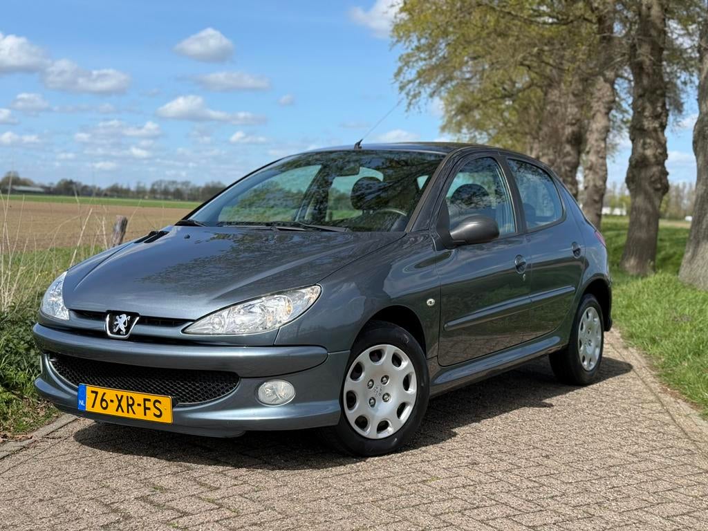 Peugeot 206 1.4 5D 2007 Grijs, Voorwielaandrijving, 1360 cc, 4 cilinders, Origineel Nederlands