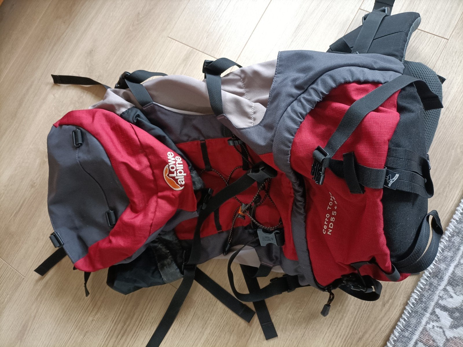 Lowe Alpine Cerro Torre ND55+15 Trekking Rugzak, Ophalen, Gebruikt, Rugzak