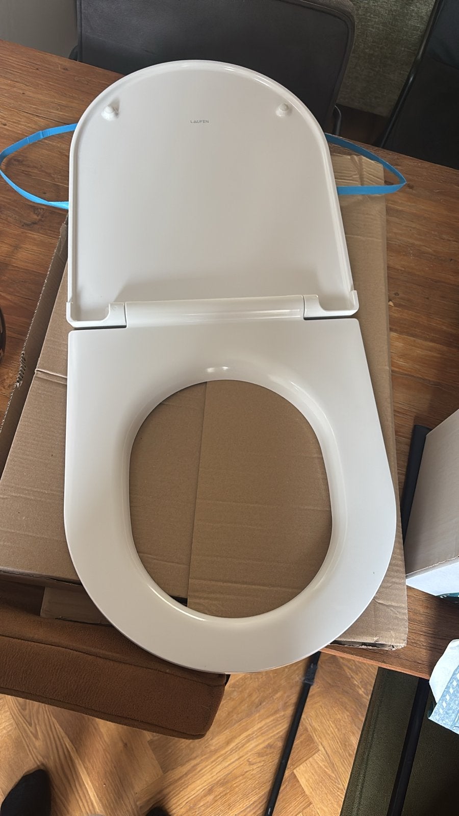 Laufen Pro Slim Toiletzitting met softclose en quickrelease, Ophalen of Verzenden, Nieuw, Toilet