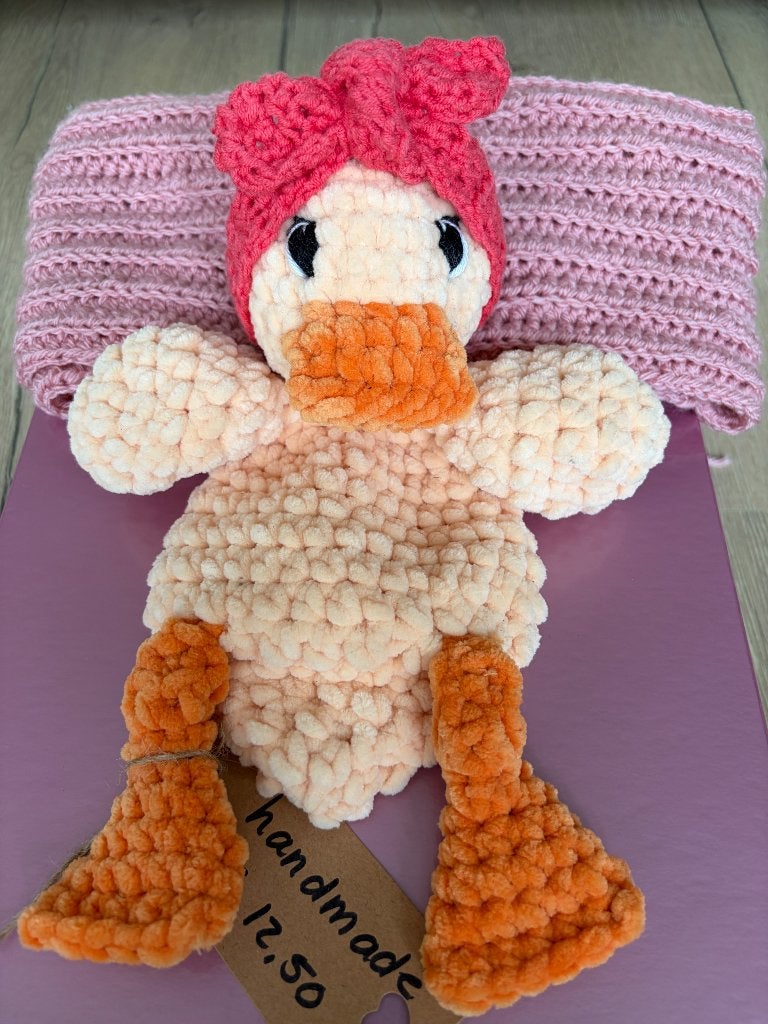 Knuffel duck eend superzacht amigurumi leuk cadeau kado, Hobby en Vrije tijd, Breien en Haken, Ophalen of Verzenden, Nieuw, Haken