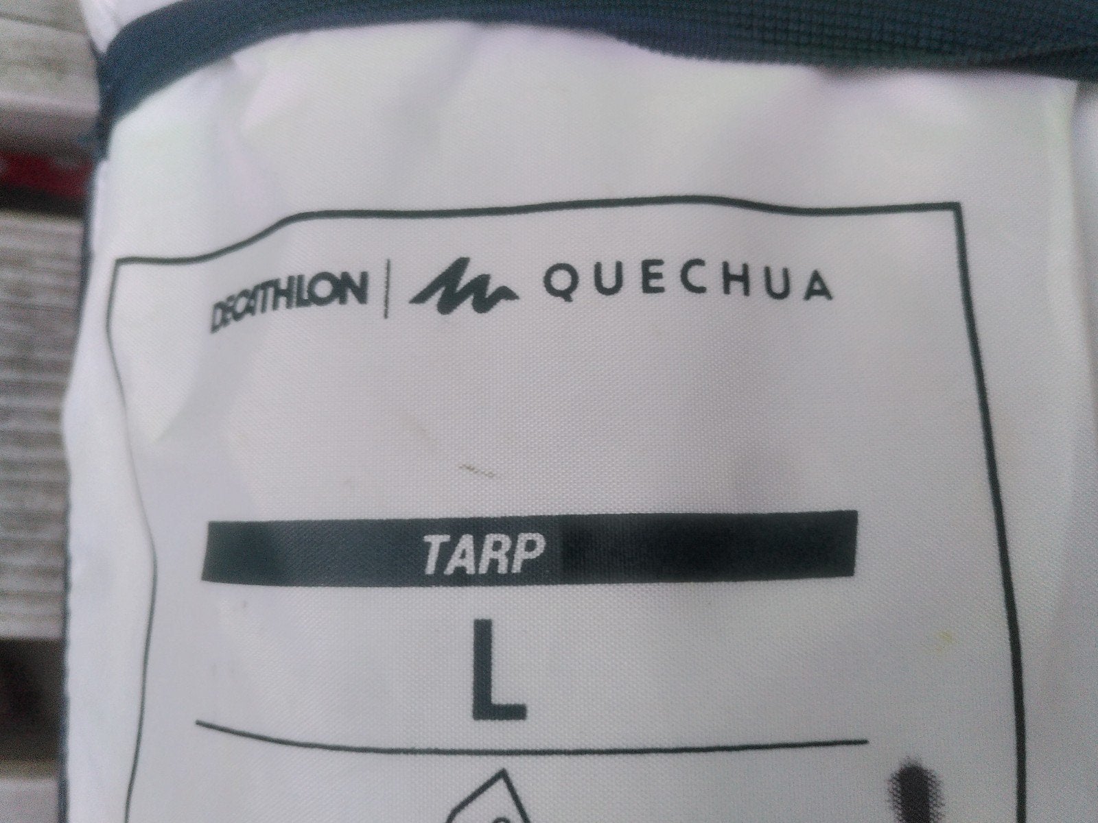 Tarp Large Decathlon Quechua 2,85x2,85, Ophalen, Zo goed als nieuw