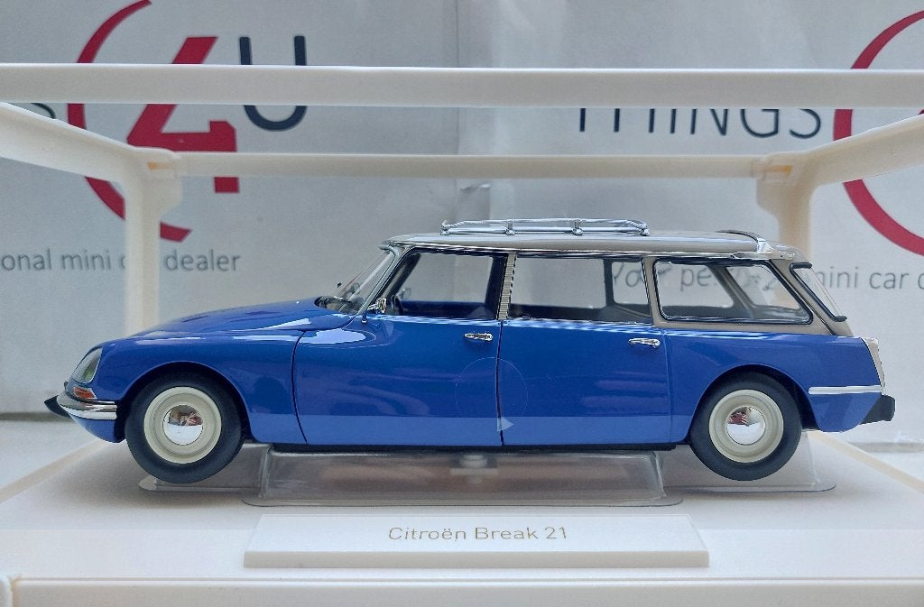 Norev 1:18 Citroen Break 21 1970 Danube Blue nieuw in doos, Ophalen of Verzenden, Nieuw, Auto, Norev