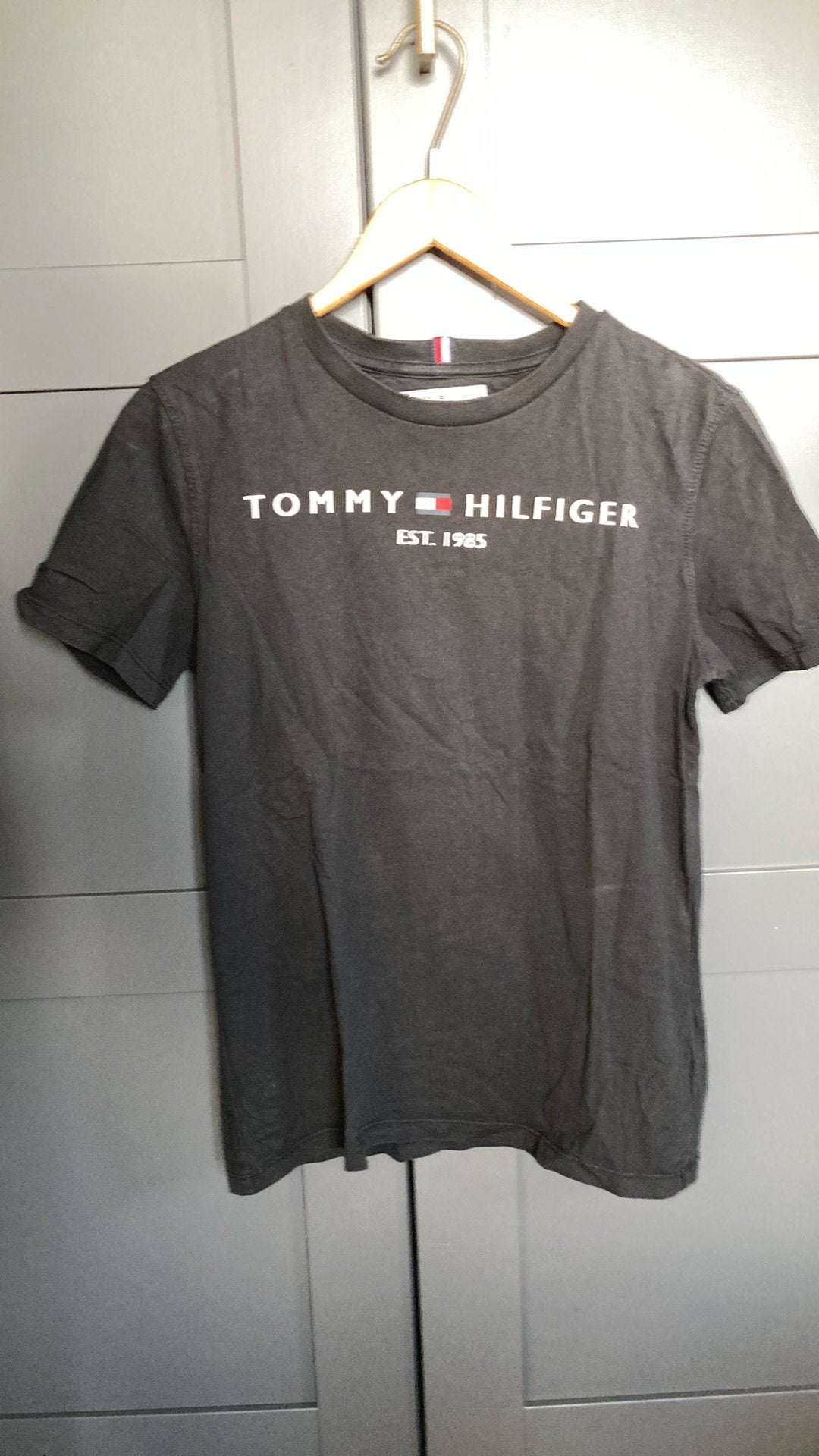 Tommy Hilfiger t-shirt zwart jongens maat 164, Ophalen, Zo goed als nieuw, Jongen, Shirt of Longsleeve