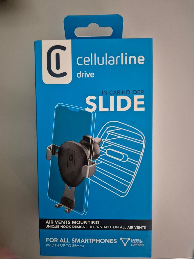 Nieuwe Cellularline Auto Telefoonhouder voor Ventilatie, Ophalen of Verzenden, Nieuw, Auto