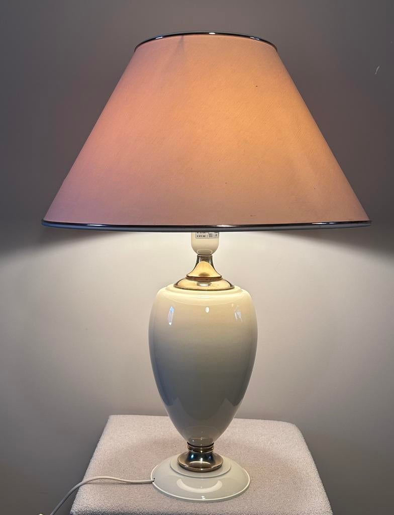 Prachtige vintage Trocadéro lamp – echte Franse klasse!, Overige materialen, Gebruikt, 50 tot 75 cm, Ophalen of Verzenden