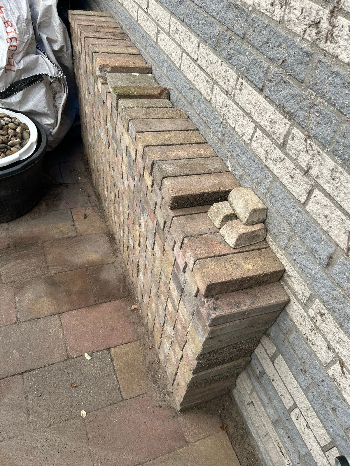 Klinkers gratis, Doe-het-zelf en Verbouw, Metselstenen, Ophalen, Gebruikt, Bakstenen