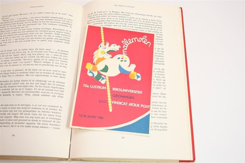 Vlammomenten — Gedenkboek Vindicat Groningen [1815-1965], Ophalen of Verzenden, Gelezen