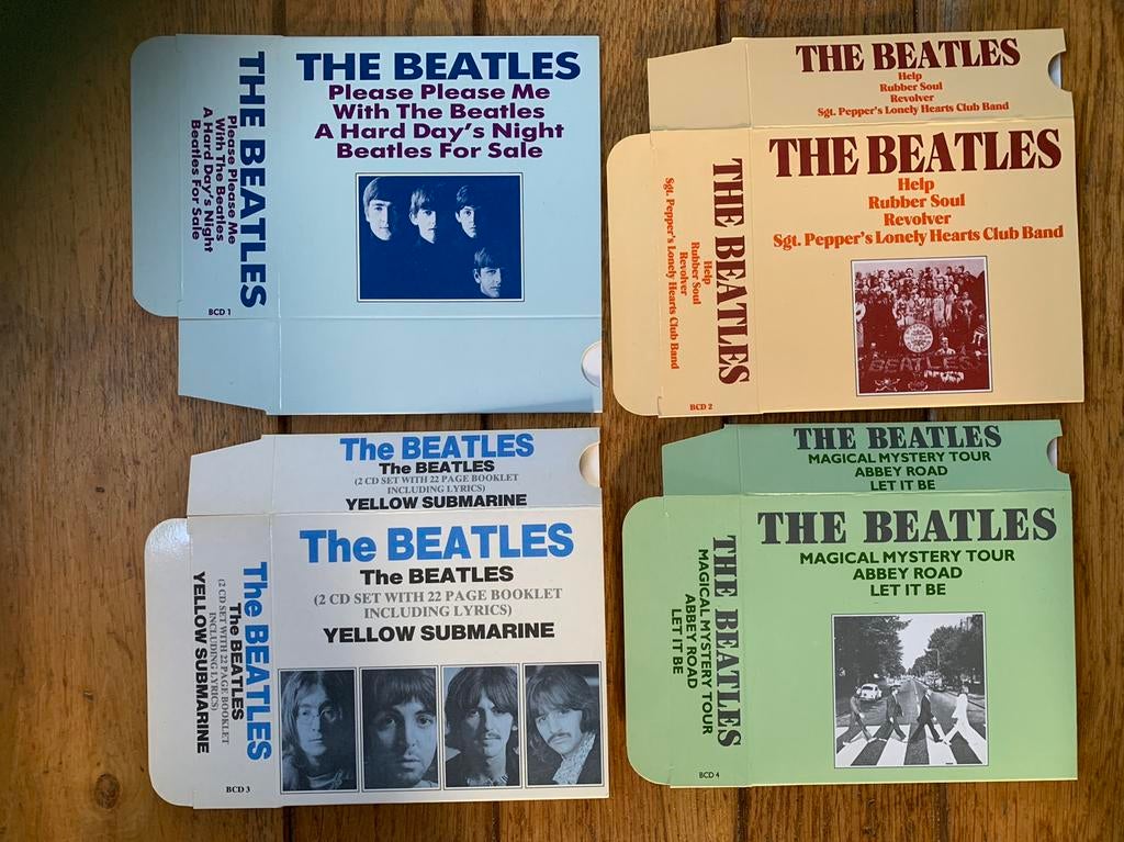 The Beatles complete set CD kartonnen opberg boxen, Ophalen of Verzenden, Zo goed als nieuw