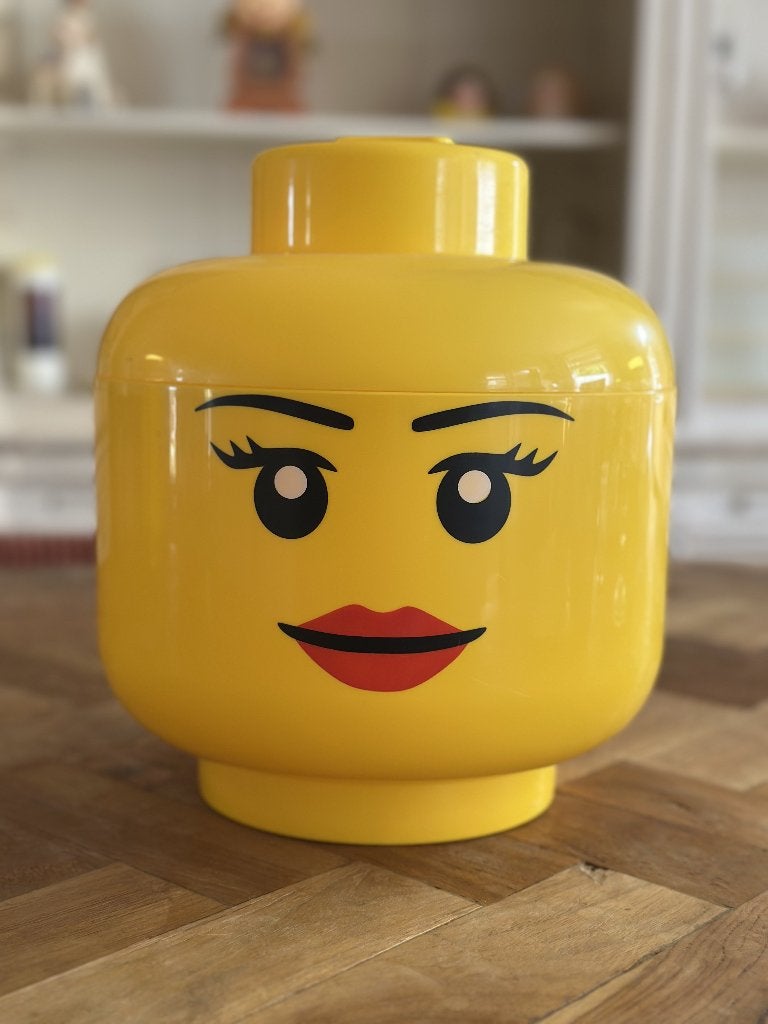 LEGO Storage Head – meisje (grote maat) | 2 stuks, Overige thema's, Lego, Accessoire, Ophalen of Verzenden