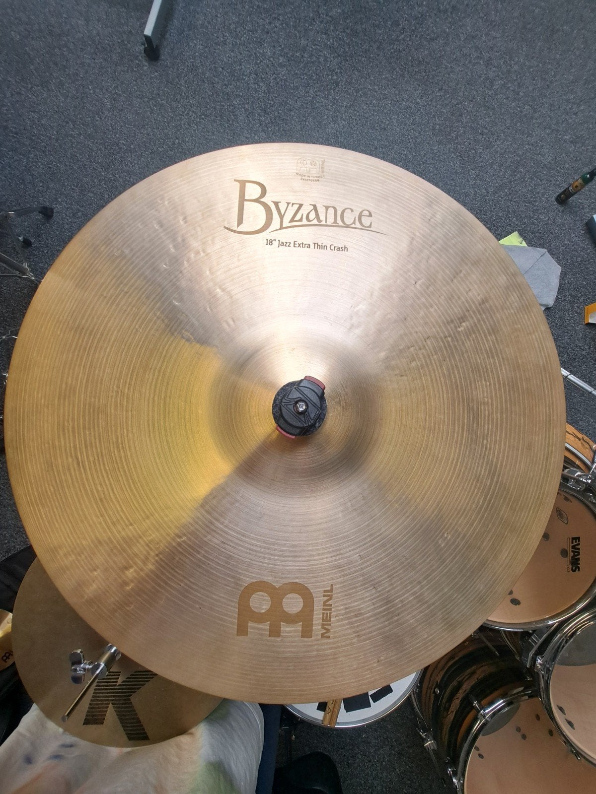 Meinl Byzance 18" Thin Jazz Crash Bekken, Ophalen of Verzenden, Zo goed als nieuw, Overige merken
