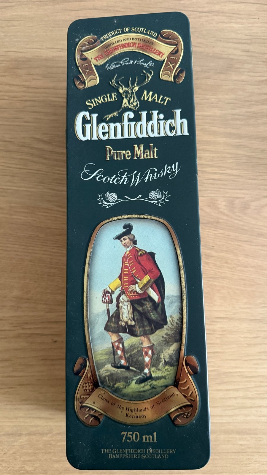 Lege whiskey whisky blikken voor de verzamelaar, Ophalen of Verzenden, Gebruikt, Overige, Overige merken