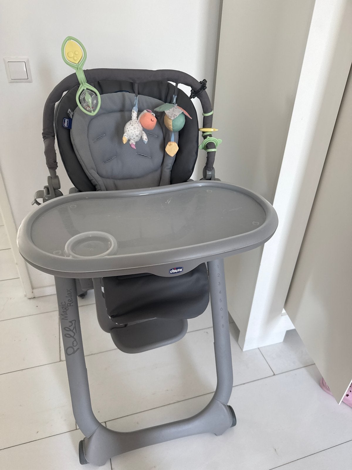 Chicco Polly Magic Relax meegroeistoel, Kinderen en Baby's, Kinderstoelen, Ophalen of Verzenden, Zo goed als nieuw, Meegroeistoel
