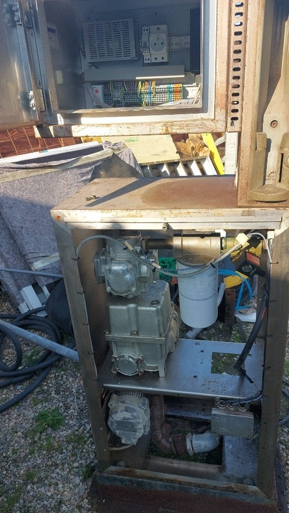 dieselpomp, Ophalen, Gebruikt