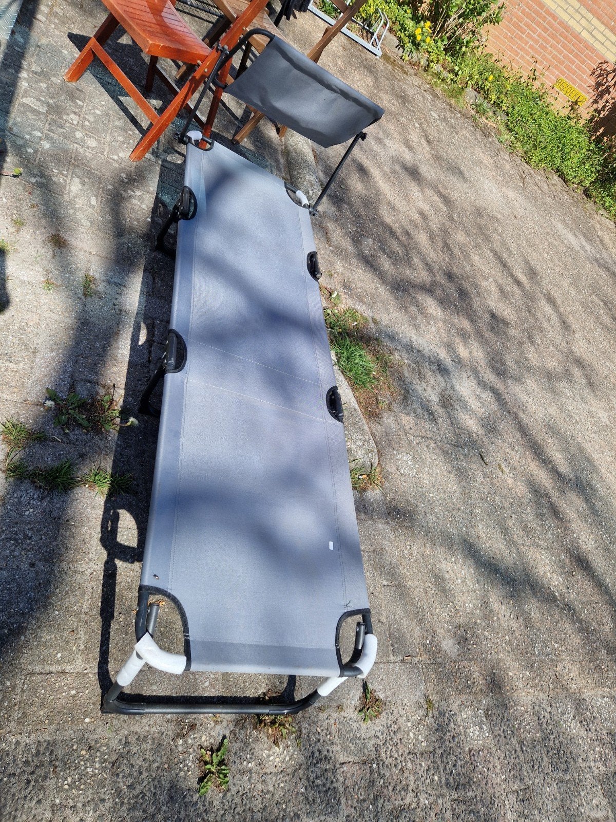 ligbed voor buiten, Tuin en Terras, Ophalen, Aluminium