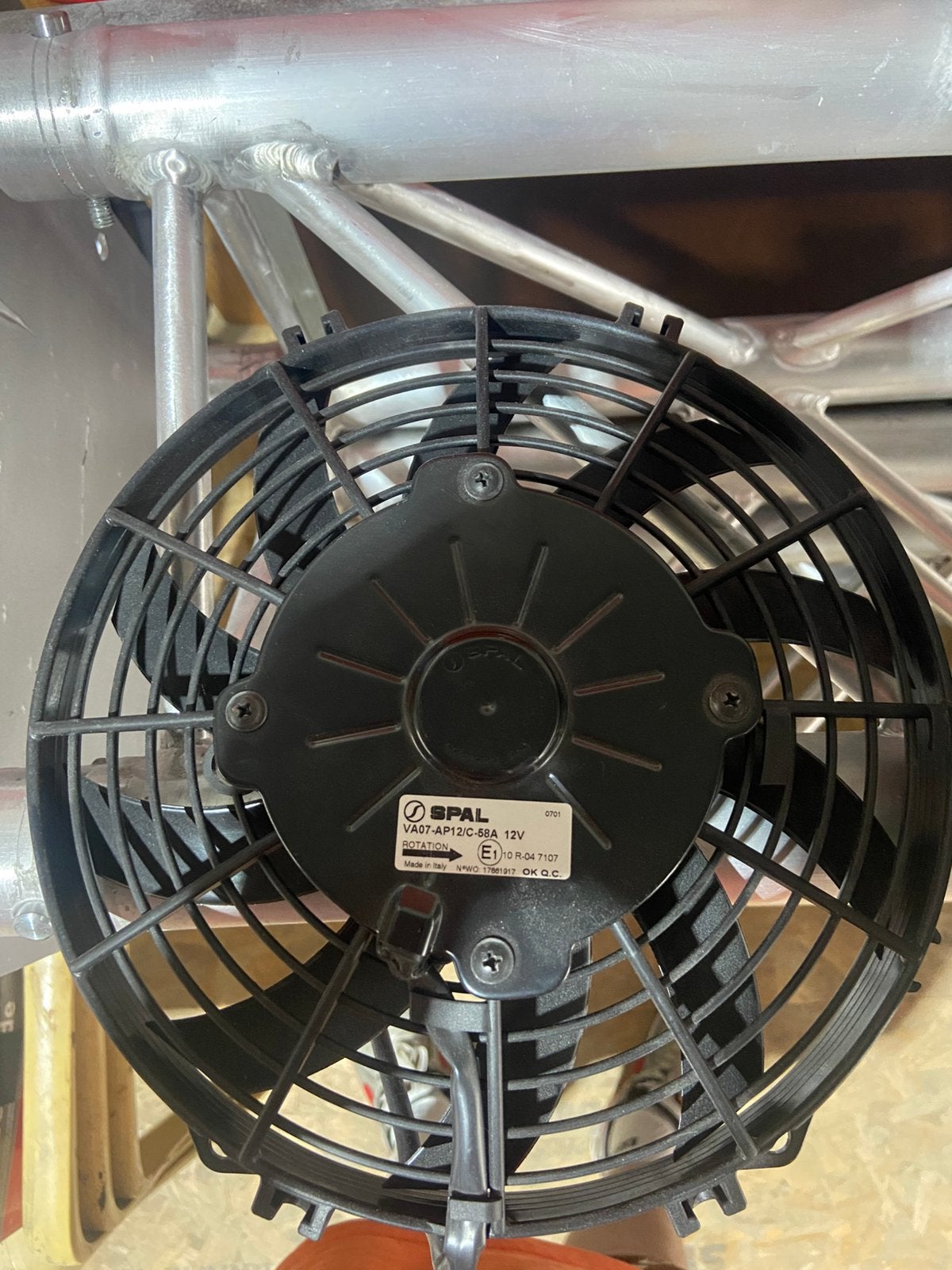 Spal ventilator 225mm 12v nieuw, Verzenden, Nieuw