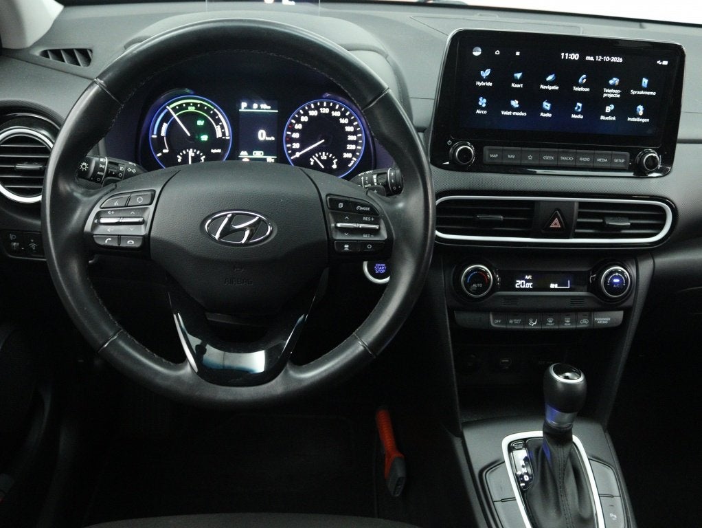 Hyundai Kona 1.6 GDI HEV Fashion, Stof, Gebruikt, Euro 6, Origineel Nederlands