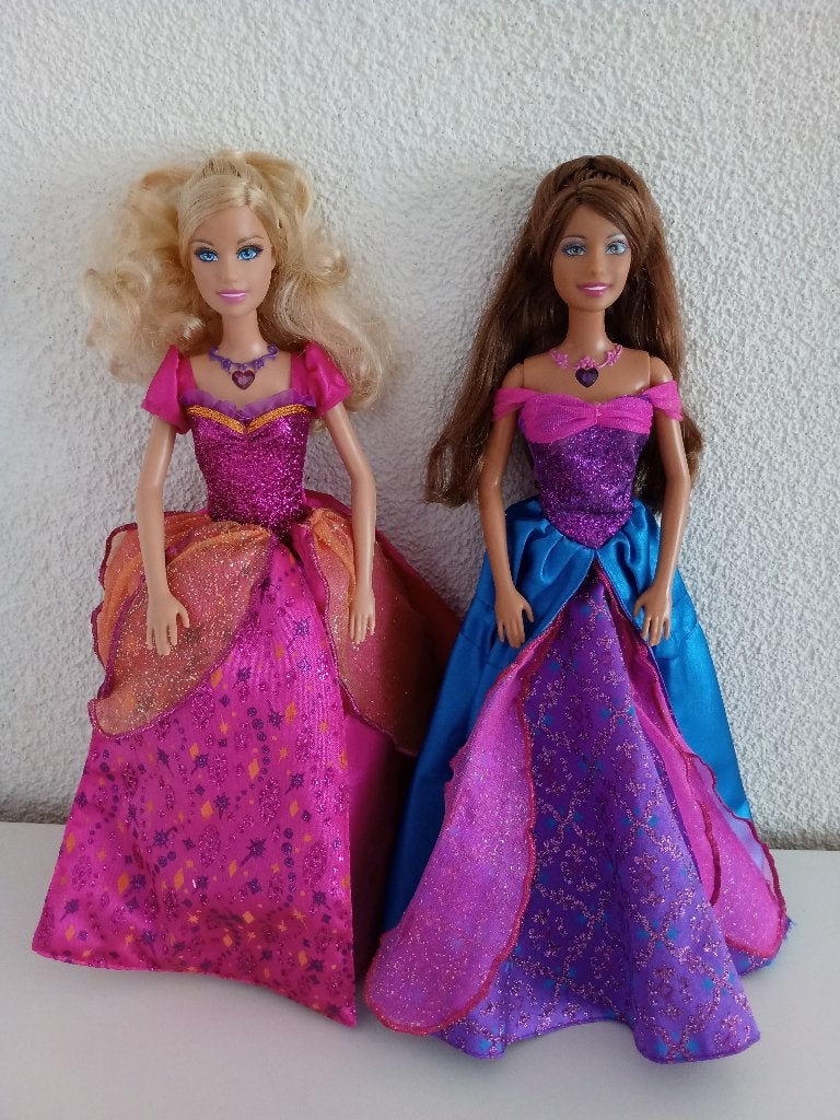 LIANA en ALEXA uit de film Barbie en het Diamantkasteel, Ophalen of Verzenden, Gebruikt, Pop