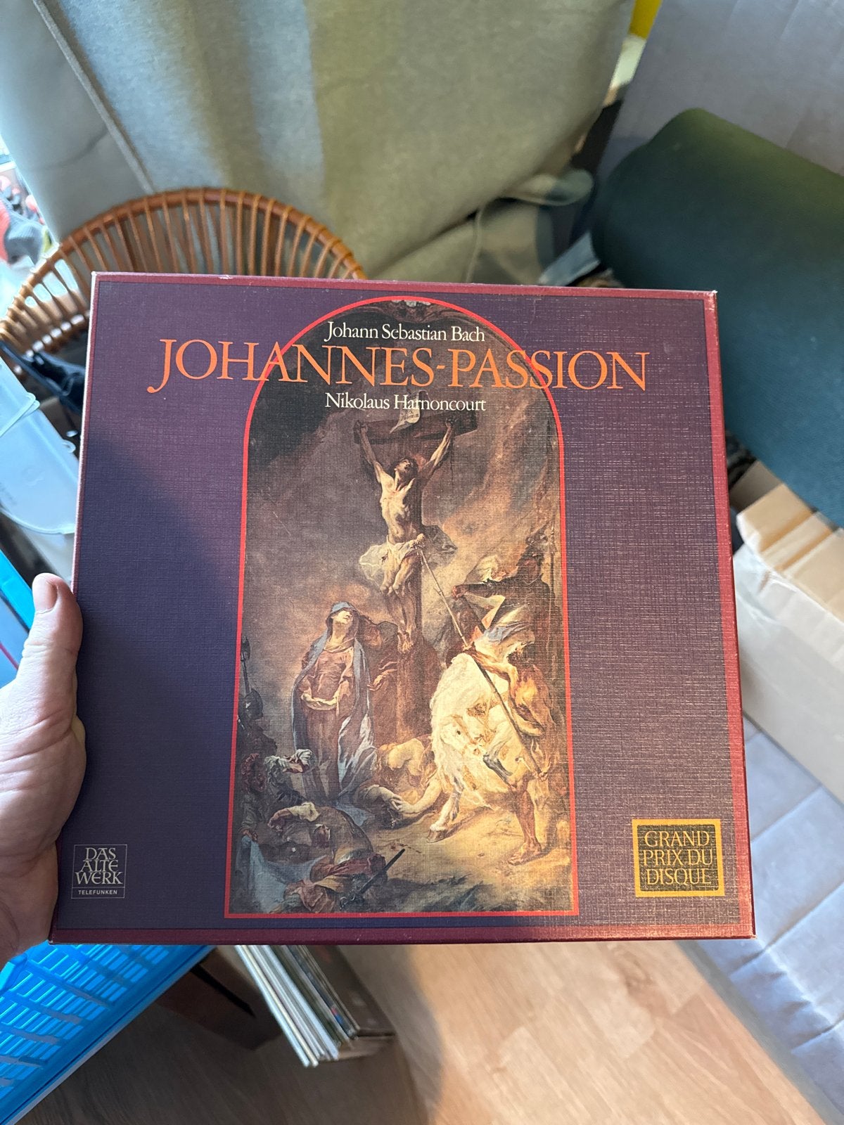 Johann Sebastian Bach - Johannes-Passion (LP Boxset), Boxset, Gebruikt, Ophalen of Verzenden, 12 inch