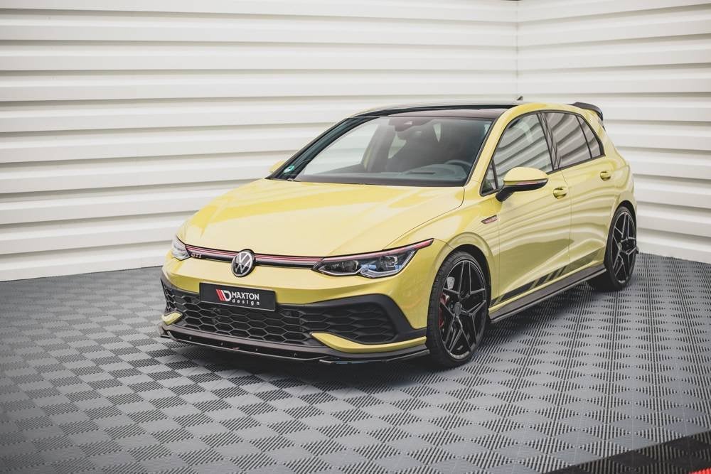 Voorlip sideskirt diffuser spoiler Golf 8 GTI Clubsport 19+, Auto diversen, Ophalen of Verzenden