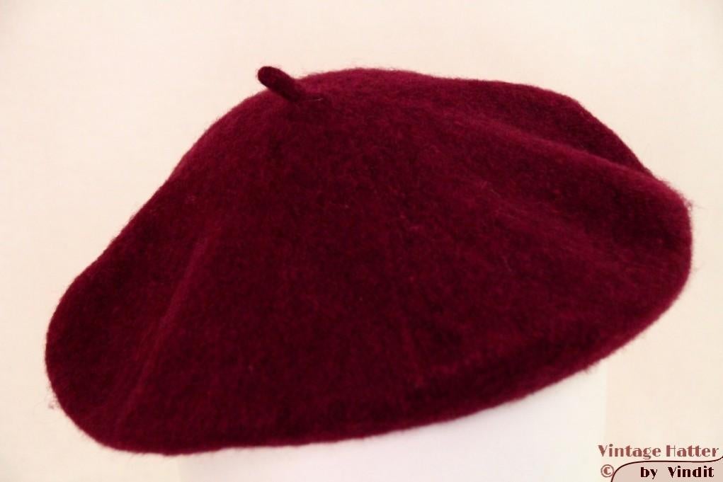Alpino Baret aubergine geweven 49-56 = S tot XS NIEUW, Ophalen of Verzenden, Nieuw, Maat 34 (XS) of kleiner, Muts
