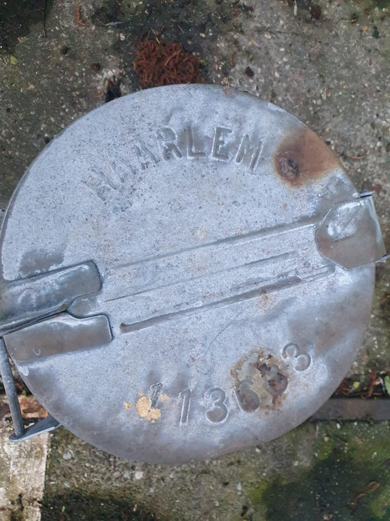 Zinken vuilnisemmer Haarlem, Ophalen, Gebruikt