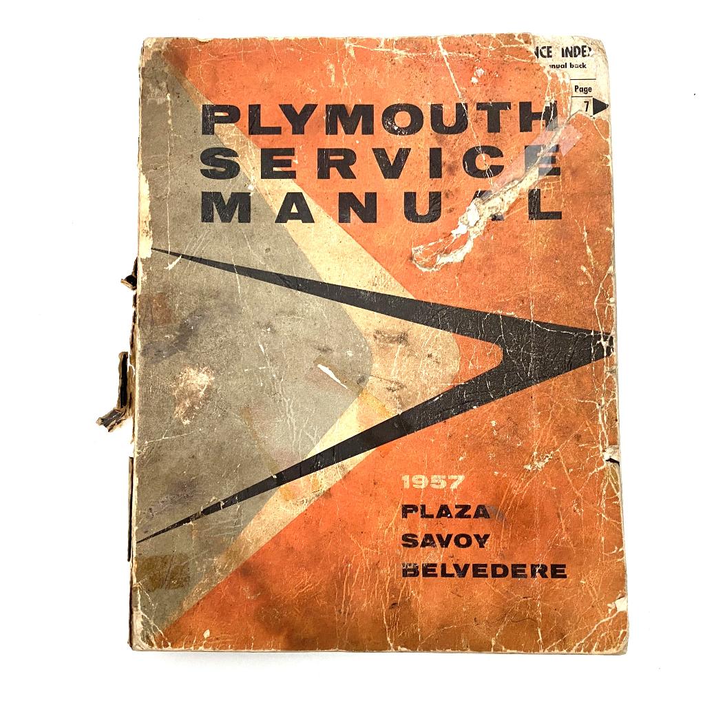 Plymouth service manual for 1957 Plaza / Savoy / Belvedere, Auto diversen, Verzenden