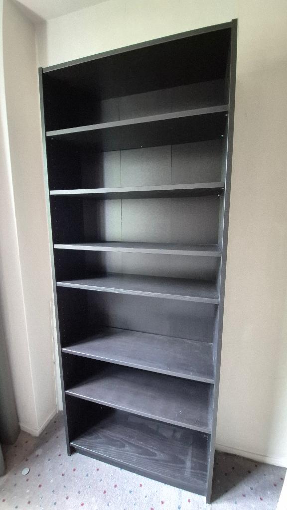 IKEA BILLY boekenkast zwart bruin, Huis en Inrichting, Kasten | Boekenkasten, Ophalen, Gebruikt, 200 cm of meer, 50 tot 100 cm