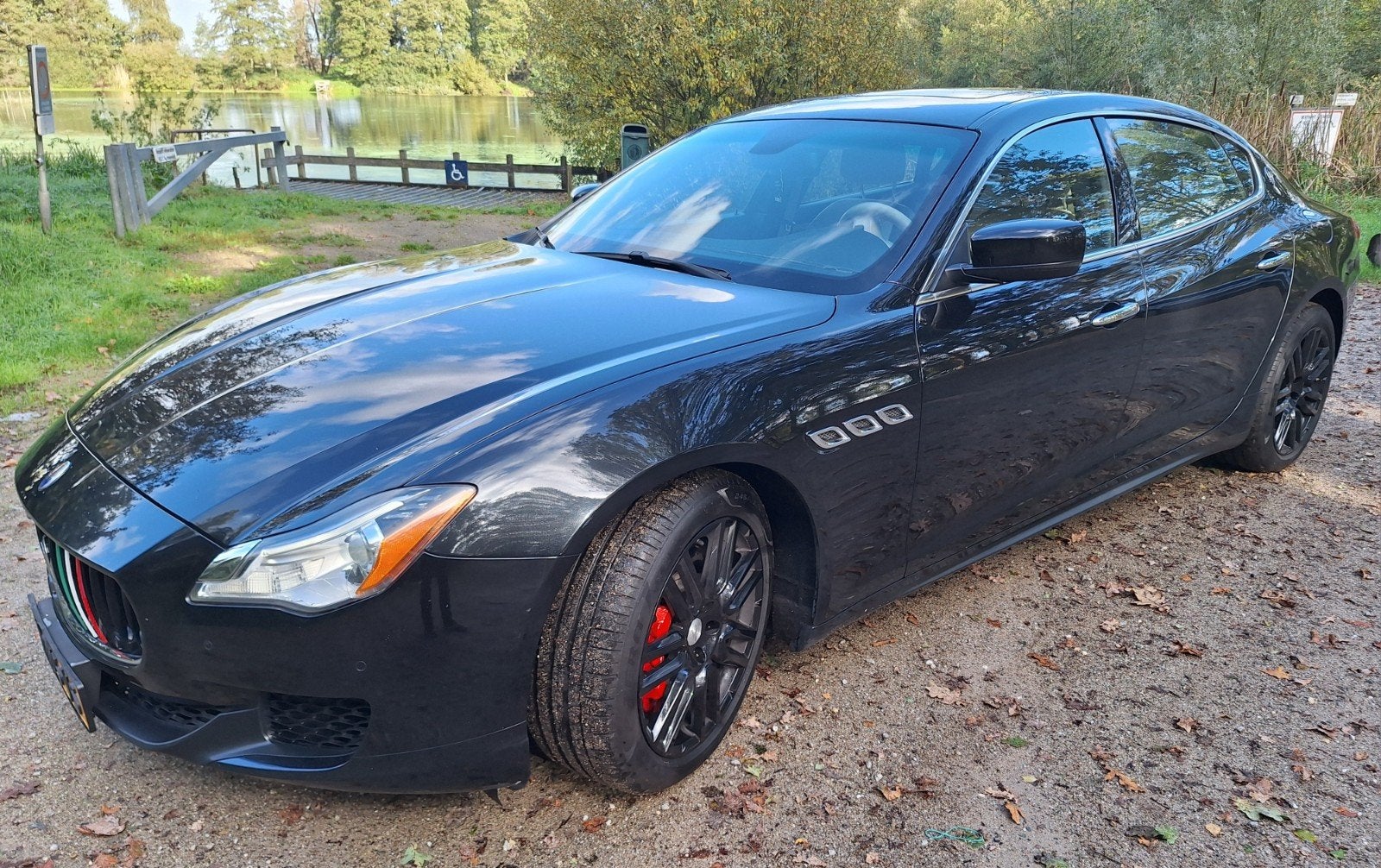 Maserati Quattroporte 3.0 D 2015 Zwart, Achterwielaandrijving, Beige, Diesel, Particulier