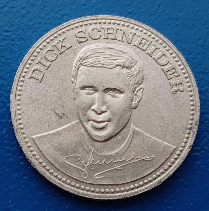 Penning Dick Schneider 'Go Ahead' - Shell, Postzegels en Munten, Penningen en Medailles, Verzenden, Overige materialen, Nederland