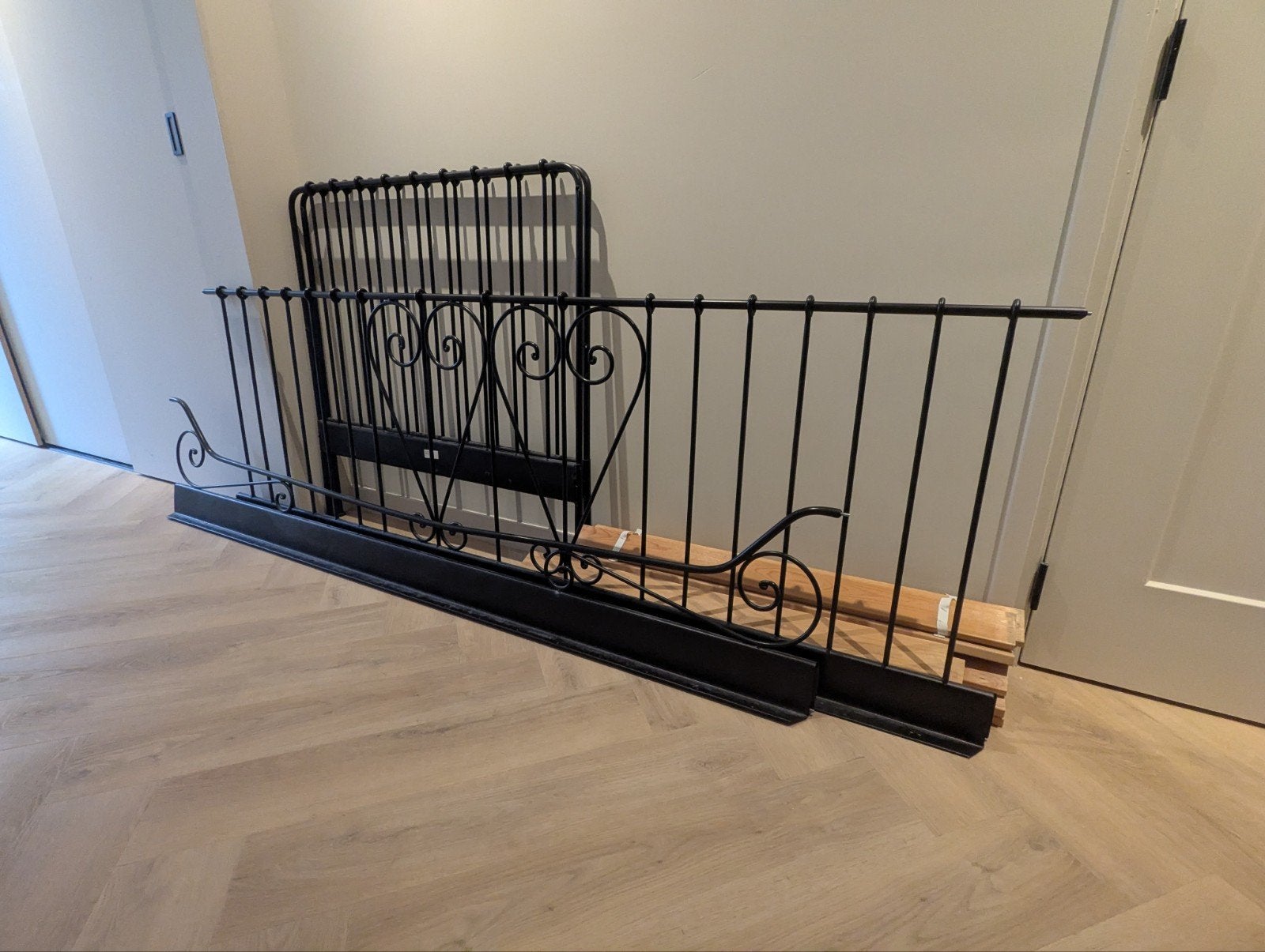 Meldal Ikea daybed, Gebruikt, 90 cm, Eenpersoons, Zwart
