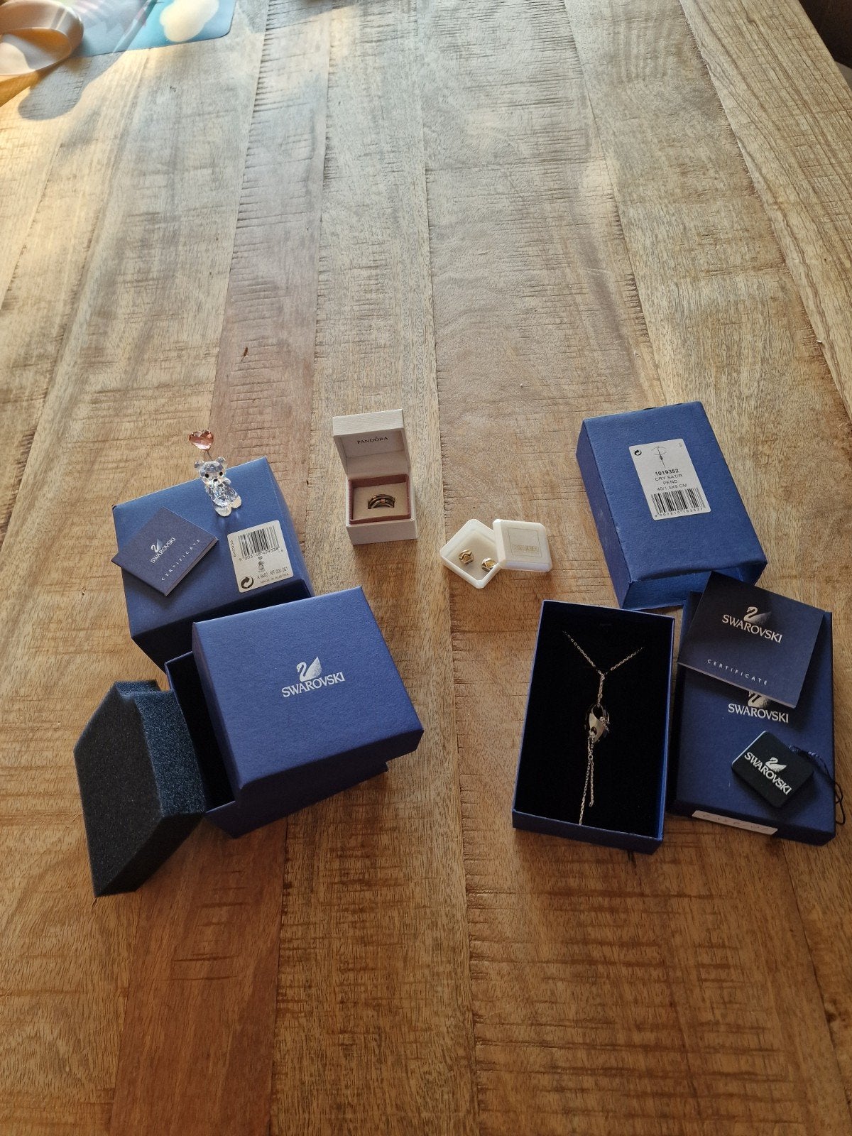Swarovski ketting, beeldje, Pandora ring en bedels, Verzamelen, Swarovski, Ophalen of Verzenden, Nieuw, Sieraad of Horloge