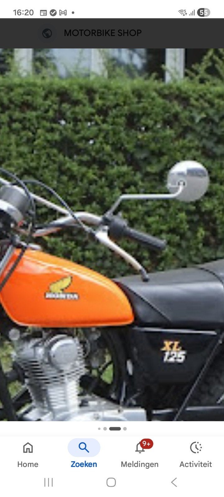 Honda XL 125 oldtimer spiegels gezocht, Motoren, Ophalen of Verzenden