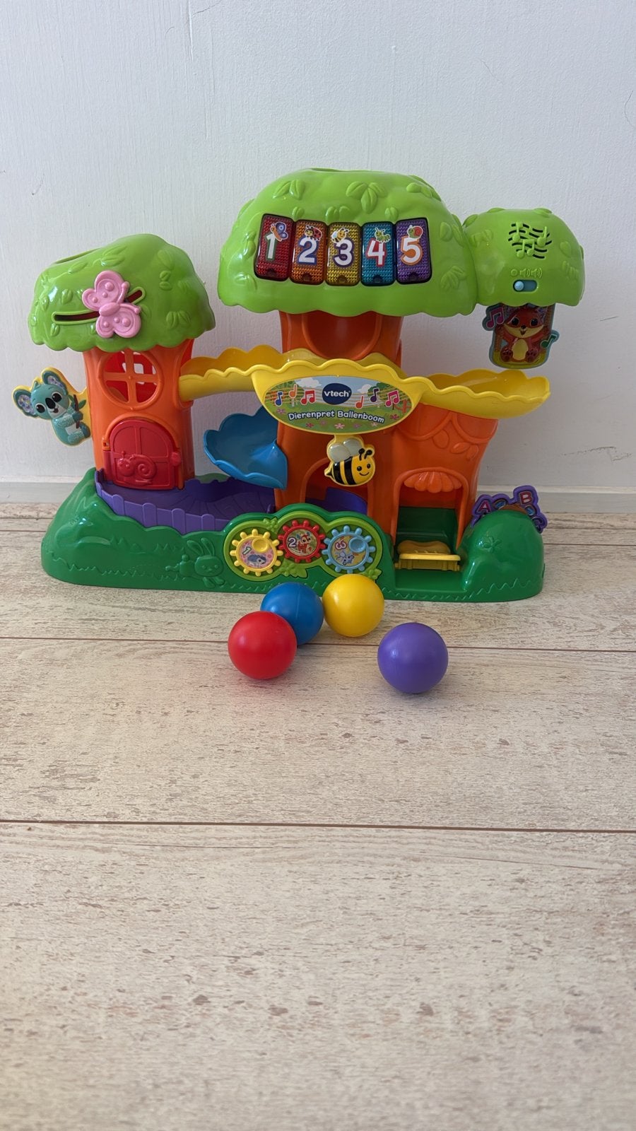 VTech Dierenpret Ballenboom - Interactief Speelgoed, Ophalen of Verzenden, Zo goed als nieuw, 6 maanden tot 2 jaar