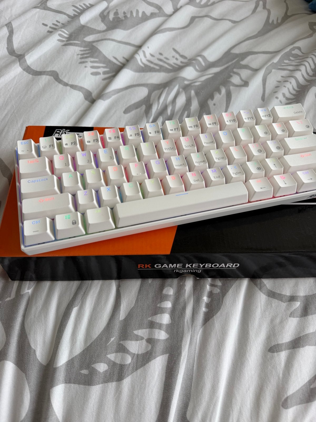 Royal Kludge RK61 Gaming Toetsenbord - Qwerty, Draadloos, Computers en Software, Gaming toetsenbord, Ophalen of Verzenden, Zo goed als nieuw