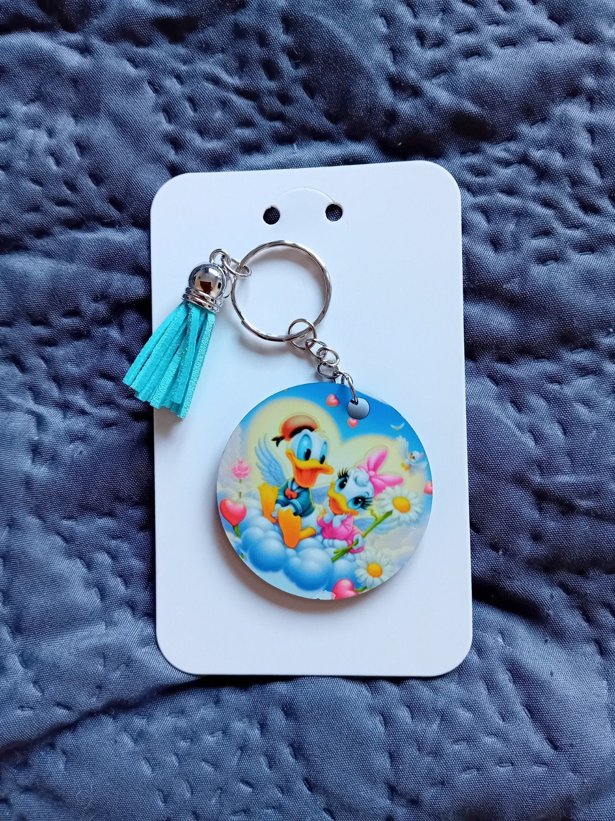 Sleutelhanger Donald en Katrien Duck - Nieuw (5 cm), Verzamelen, Ophalen of Verzenden, Nieuw, Knuffel of Figuurtje