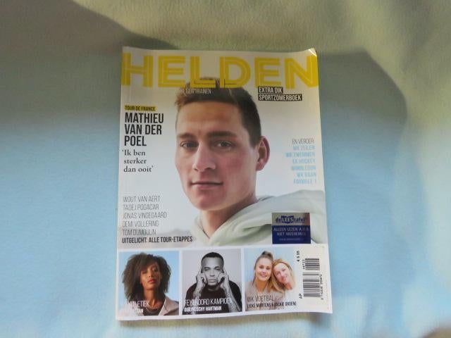 1 EURO OF GRATIS Sporttijdschrift Helden extra dik aug 2023, Boeken, Tijdschriften en Kranten, Ophalen, Zo goed als nieuw, Sport en Vrije tijd