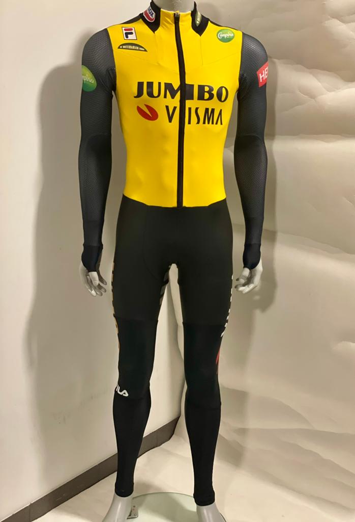 Schaatskleding schaatspak snelpak speedsuit rubber M Fila, Sport en Fitness, Ophalen of Verzenden, Zo goed als nieuw