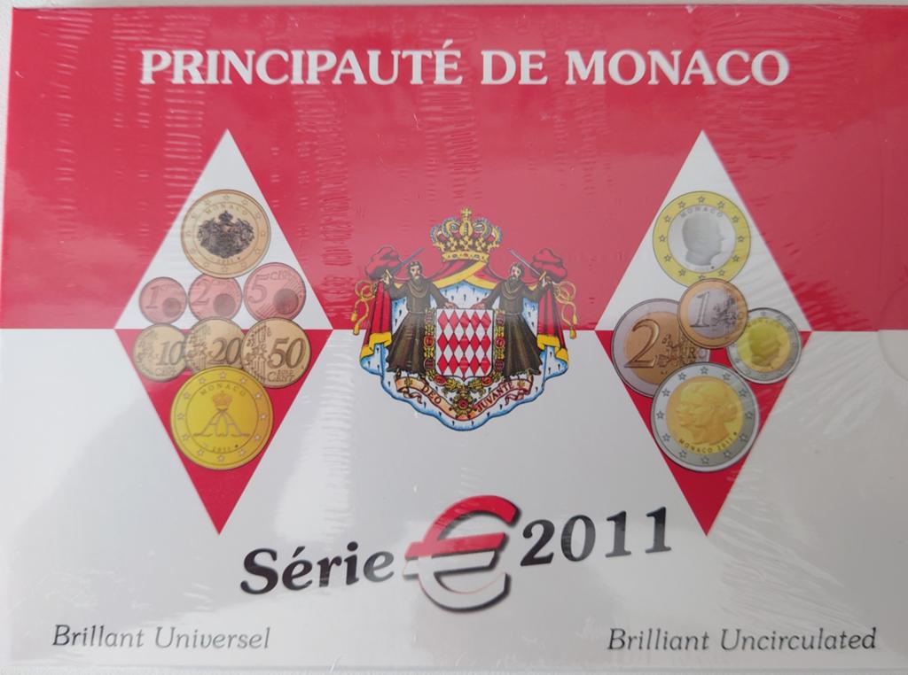 Monaco bu set 2011., Postzegels en Munten, Munten | Europa | Euromunten, Ophalen of Verzenden, Monaco, Overige waardes
